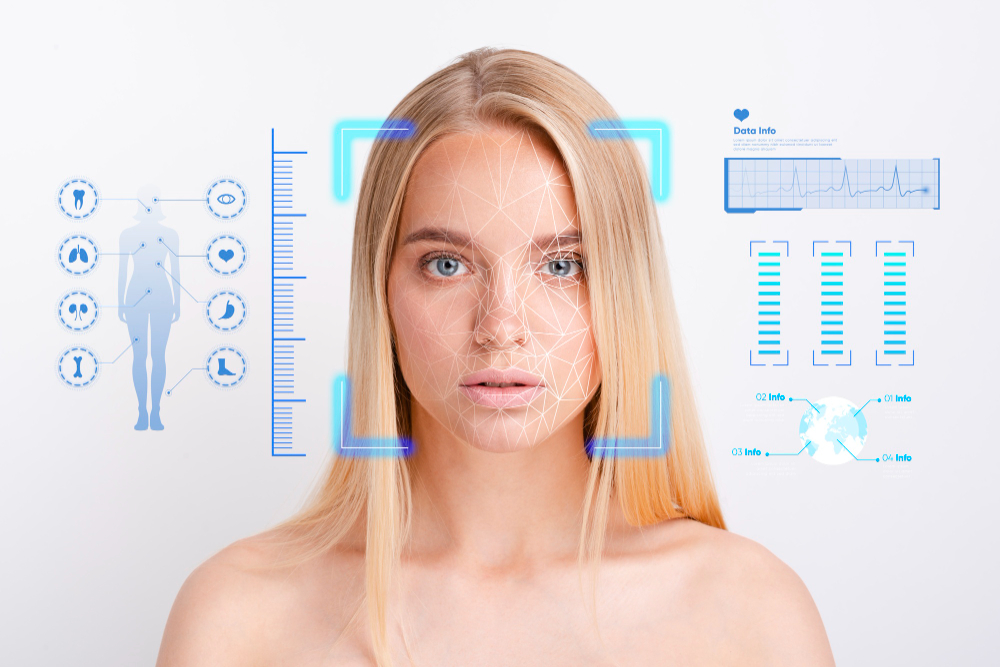 "!Image of AI Facial Analysis Software (ภาพแสดงซอฟต์แวร์ AI วิเคราะห์ใบหน้า)